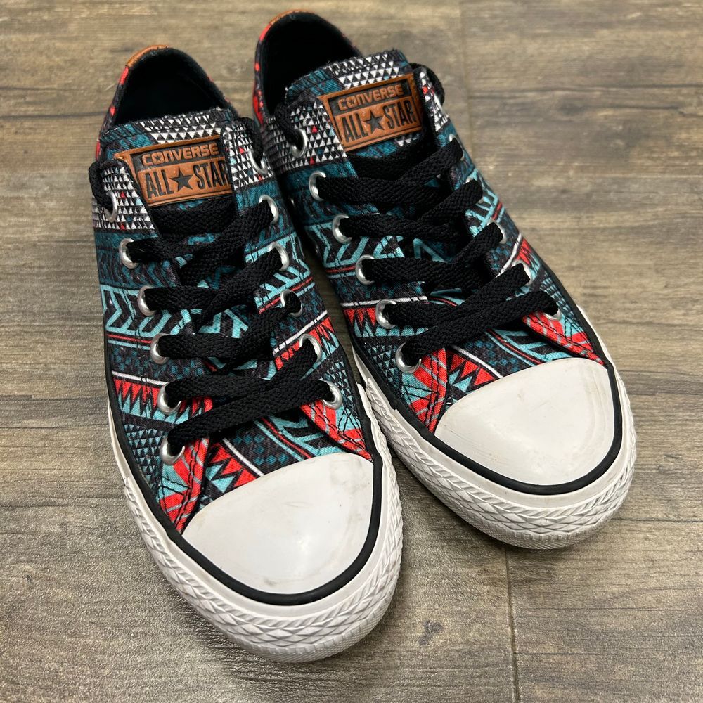 Converse CT All Star Ox Festival Low Top Sneakers Women 7 Men 5 AOP Lace Up